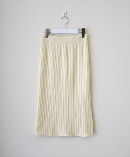 ibeul_（イベール）の「リブニットスカート（スカート・レディース・アイボリー/グレー/ブラック・FREE）」の13枚目の写真