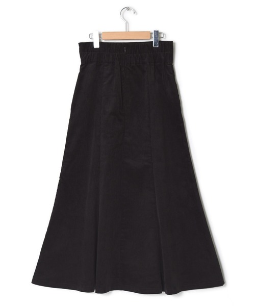 w closet（ダブルクローゼット）の「【SETUP対応】11ｗコーデュロイマーメイドスカート（スカート・レディース・スミクロ/カーキ/サックスブルー・FREE）」の4枚目の写真