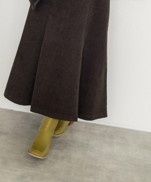 w closet（ダブルクローゼット）の「【SETUP対応】11ｗコーデュロイマーメイドスカート（スカート・レディース・スミクロ/カーキ/サックスブルー・FREE）」の18枚目の写真