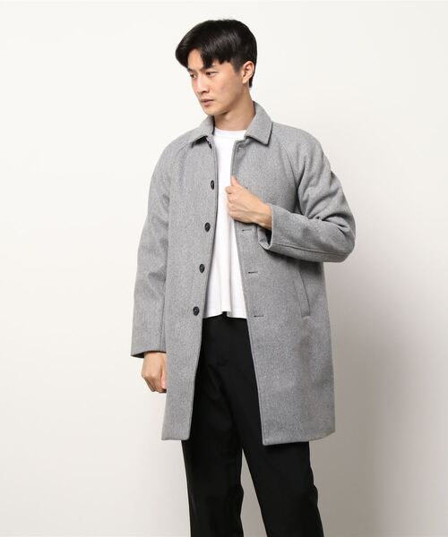 CPCM（シーピーシーエム）の「メルトンステンカラーコート（ステンカラーコート・メンズ・グレー系その他/ネイビー/グレー/ブラウン・MEDIUM/LARGE）」の18枚目の写真