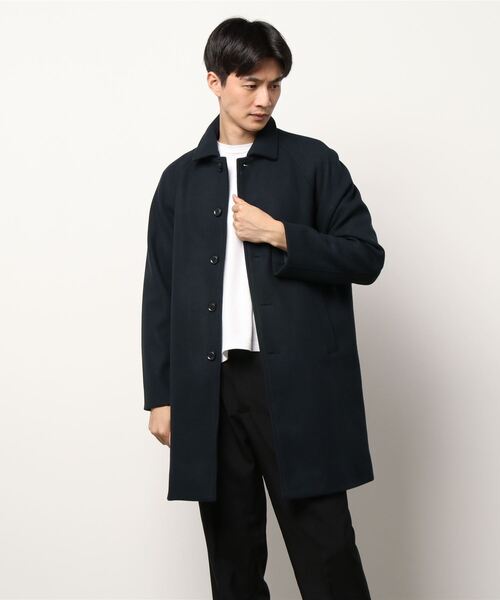 CPCM（シーピーシーエム）の「メルトンステンカラーコート（ステンカラーコート・メンズ・グレー系その他/ネイビー/グレー/ブラウン・MEDIUM/LARGE）」の20枚目の写真