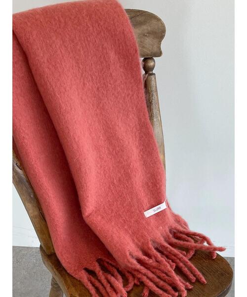 SLURR（スラ―）の「フリンジストール（ストール/ショール・レディース・チェック/グレー/レッド/ピンク・FREE）」の13枚目の写真