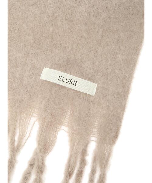 SLURR（スラ―）の「フリンジストール（ストール/ショール・レディース・チェック/グレー/レッド/ピンク・FREE）」の15枚目の写真