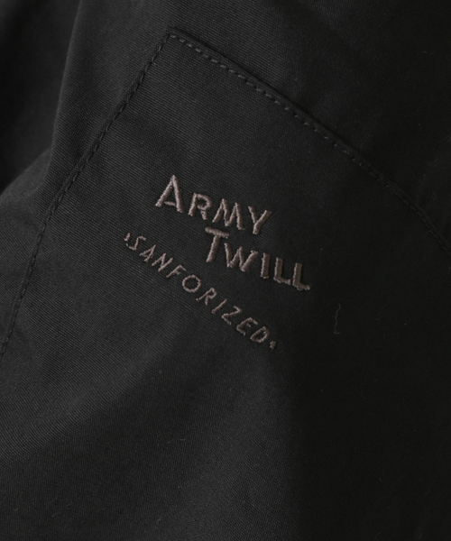 ARMY TWILL（アーミーツイル）の「【ARMY TWILL / アーミーツイル】別注 トレーニングジャケット（ブルゾン・メンズ・ブラック/グレー・MEDIUM/LARGE）」の9枚目の写真