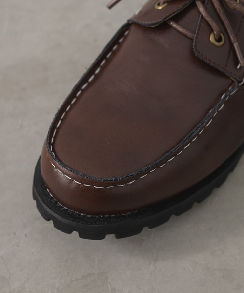 CASPER JOHN（キャスパージョン）の「Classic deck shoes/クラシックデッキシューズ（モカシン/デッキシューズ・メンズ・ブラウン/ブラック・LARGE/SMALL/MEDIUM）」の18枚目の写真