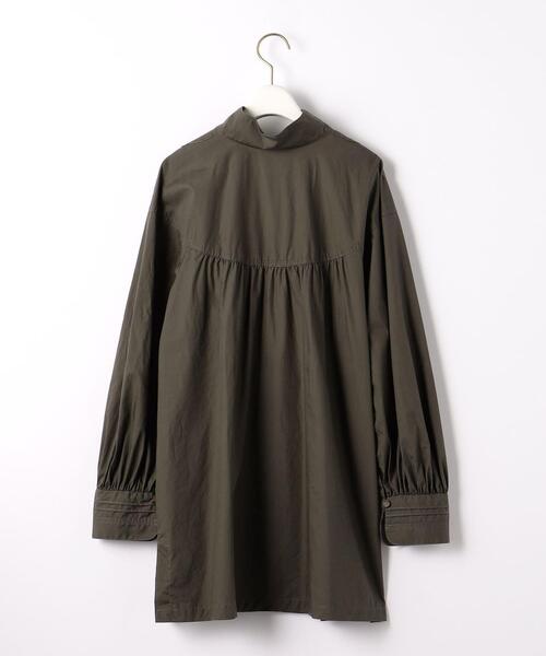 BRACTMENT（ブラクトメント）の「＜BRACTMENT(ブラクトメント)＞BM タイプライター スタンドネックシャツ（シャツ/ブラウス・レディース・ホワイト/モカ・FREE）」の3枚目の写真