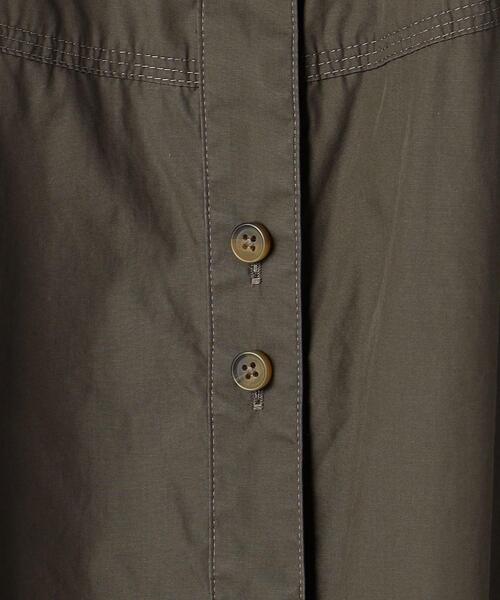 BRACTMENT（ブラクトメント）の「＜BRACTMENT(ブラクトメント)＞BM タイプライター スタンドネックシャツ（シャツ/ブラウス・レディース・ホワイト/モカ・FREE）」の7枚目の写真