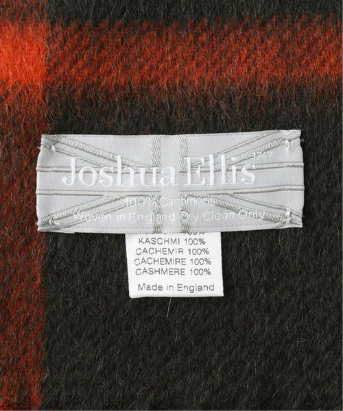 Joshua Ellis(ジョシュアエリス)の「【Joshua Ellis / ジョシュア エリス】Windowpane (35×190)(マフラー・メンズ・グレー/アイボリー・FREE)」の7枚目の写真