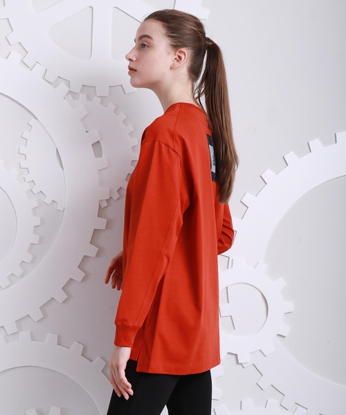 A DEGREE FAHRENHEIT（エーディグリーファーレンハイ）の「【ユニセックスアイテム】adfアイコニックロンT（Tシャツ/カットソー・メンズ・ホワイト/ブラック/オレンジ/ダークグレー・MEDIUM/LARGE/FREE）」の5枚目の写真