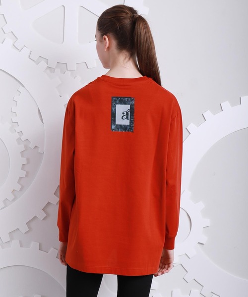 A DEGREE FAHRENHEIT（エーディグリーファーレンハイ）の「【ユニセックスアイテム】adfアイコニックロンT（Tシャツ/カットソー・メンズ・ホワイト/ブラック/オレンジ/ダークグレー・MEDIUM/LARGE/FREE）」の12枚目の写真