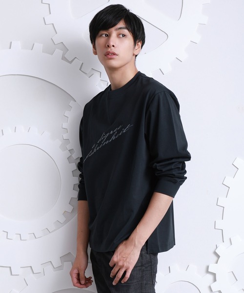 A DEGREE FAHRENHEIT（エーディグリーファーレンハイ）の「【ユニセックスアイテム】adfアイコニックロンT（Tシャツ/カットソー・メンズ・ホワイト/ブラック/オレンジ/ダークグレー・MEDIUM/LARGE/FREE）」の9枚目の写真