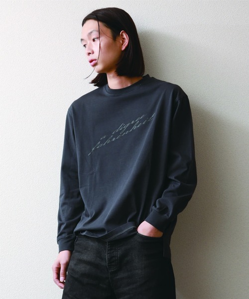 A DEGREE FAHRENHEIT（エーディグリーファーレンハイ）の「【ユニセックスアイテム】adfアイコニックロンT（Tシャツ/カットソー・メンズ・ホワイト/ブラック/オレンジ/ダークグレー・MEDIUM/LARGE/FREE）」の20枚目の写真