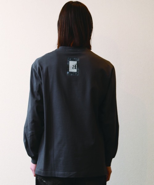 A DEGREE FAHRENHEIT（エーディグリーファーレンハイ）の「【ユニセックスアイテム】adfアイコニックロンT（Tシャツ/カットソー・メンズ・ホワイト/ブラック/オレンジ/ダークグレー・MEDIUM/LARGE/FREE）」の19枚目の写真