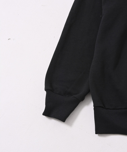 NIDO（ニド）の「NIDO 起毛ビッグプルパーカー（パーカー・メンズ・チャコールグレー/グリーン/クリーム・MEDIUM/LARGE）」の18枚目の写真