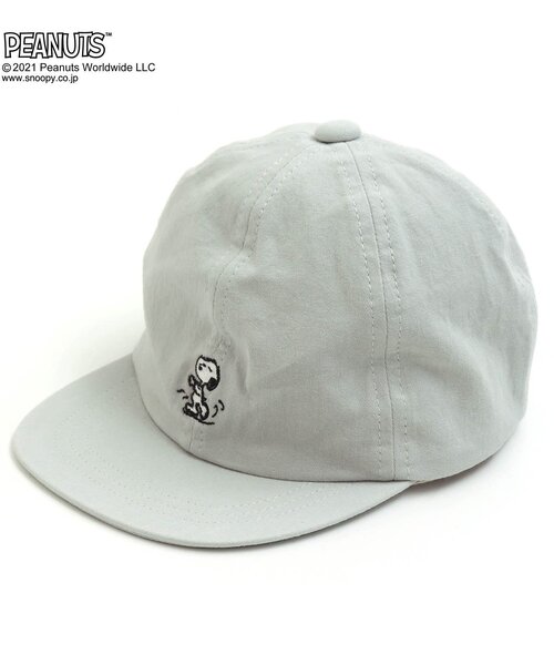 PEANUTS（ピーナッツ）の「PEANUTS 2柄キャップ（キャップ・キッズ・ベージュ/ミント・46/50/54）」の2枚目の写真