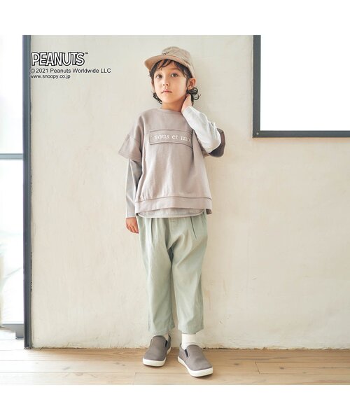 PEANUTS（ピーナッツ）の「PEANUTS 2柄キャップ（キャップ・キッズ・ベージュ/ミント・46/50/54）」の11枚目の写真