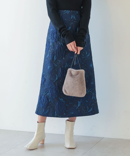 セール フラワージャガードタイトスカート スカート Kobe Lettuce コウベレタス のファッション通販 Zozotown