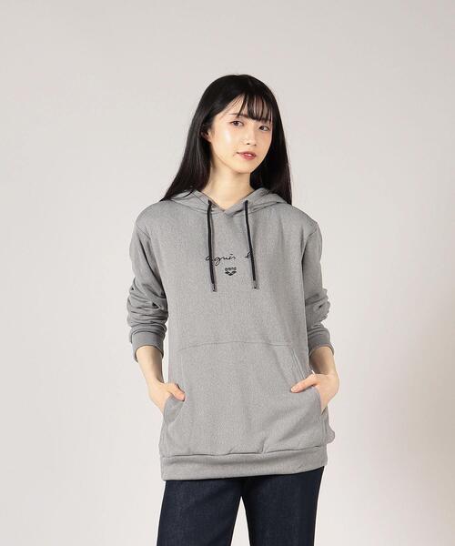 agnes b.（アニエスベー）の「【ユニセックス】JGI7 PARKA ARENA パーカー（パーカー・レディース・グレー系その他・SMALL/MEDIUM/LARGE/X-LARGE/X-SMALL）」の3枚目の写真