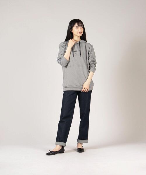 agnes b.（アニエスベー）の「【ユニセックス】JGI7 PARKA ARENA パーカー（パーカー・レディース・グレー系その他・SMALL/MEDIUM/LARGE/X-LARGE/X-SMALL）」の4枚目の写真