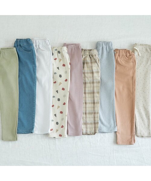 apres les cours(アプレレクール)の「デニム | 7days Style pants 10分丈(その他パンツ・キッズ・ブルー/ネイビー・80/90/110/120/130/140/100)」の6枚目の写真