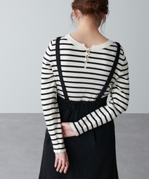 natural couture | パール付き2WAYリブニット(ニット/セーター)