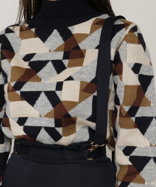 REDYAZEL（レディアゼル）の「サス付きイレギュラーヘムスカート（スカート・レディース・ブルー/カーキ/ネイビー・SMALL/MEDIUM）」の17枚目の写真