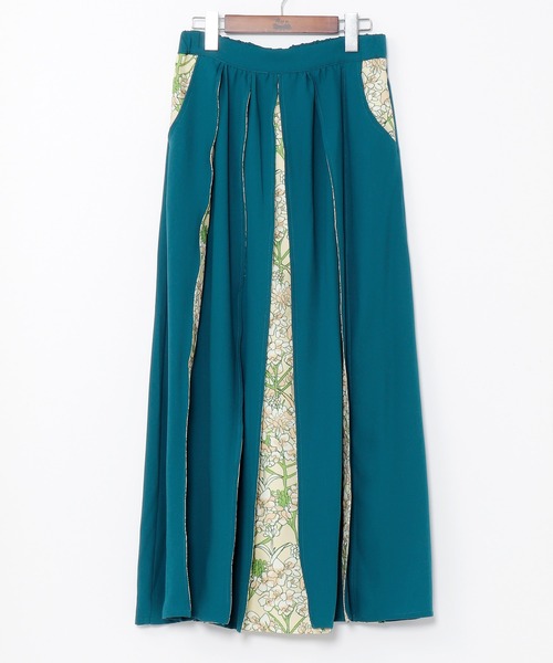 カヤ（カヤ）の「【カヤ】-SHIKI-四季 春風八掛スカート（スカート・レディース・ブラック/ネイビー/グレー/グリーン/ライトグレー/ブルー/ネイビー系/バイオレット・FREE）」の6枚目の写真