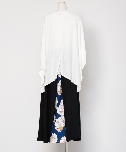 カヤ（カヤ）の「【カヤ】-SHIKI-四季 春風八掛スカート（スカート・レディース・ブラック/ネイビー/グレー/グリーン/ライトグレー/ブルー/ネイビー系/バイオレット・FREE）」の10枚目の写真