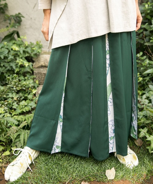 カヤ（カヤ）の「【カヤ】-SHIKI-四季 春風八掛スカート（スカート・レディース・ブラック/ネイビー/グレー/グリーン/ライトグレー/ブルー/ネイビー系/バイオレット・FREE）」の13枚目の写真