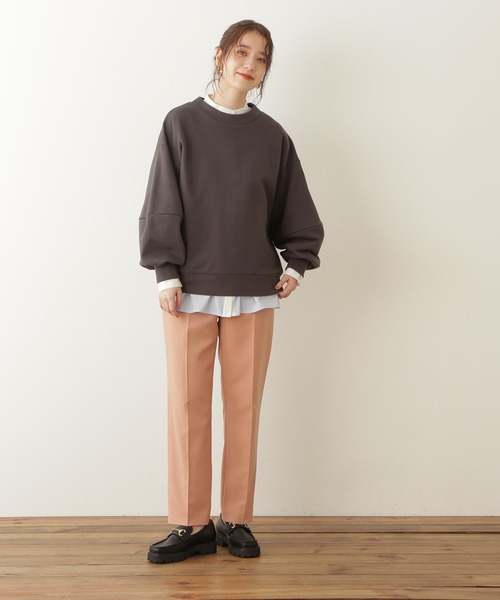 N.（N. Natural Beauty Basic）（エヌエヌナチュラルビューティーベーシック）の「◆トラックソールローファー（ローファー・レディース・ブラック/ベージュ・24.5/23.5）」の9枚目の写真