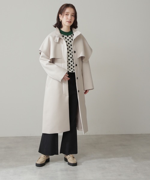 N.（N. Natural Beauty Basic）（エヌエヌナチュラルビューティーベーシック）の「◆トラックソールローファー（ローファー・レディース・ブラック/ベージュ・24.5/23.5）」の4枚目の写真