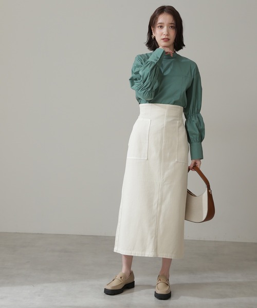 N.（N. Natural Beauty Basic）（エヌエヌナチュラルビューティーベーシック）の「◆トラックソールローファー（ローファー・レディース・ブラック/ベージュ・24.5/23.5）」の8枚目の写真