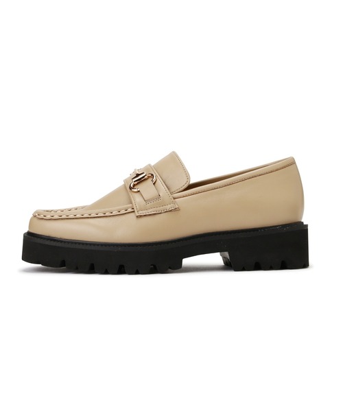 N.（N. Natural Beauty Basic）（エヌエヌナチュラルビューティーベーシック）の「◆トラックソールローファー（ローファー・レディース・ブラック/ベージュ・24.5/23.5）」の13枚目の写真