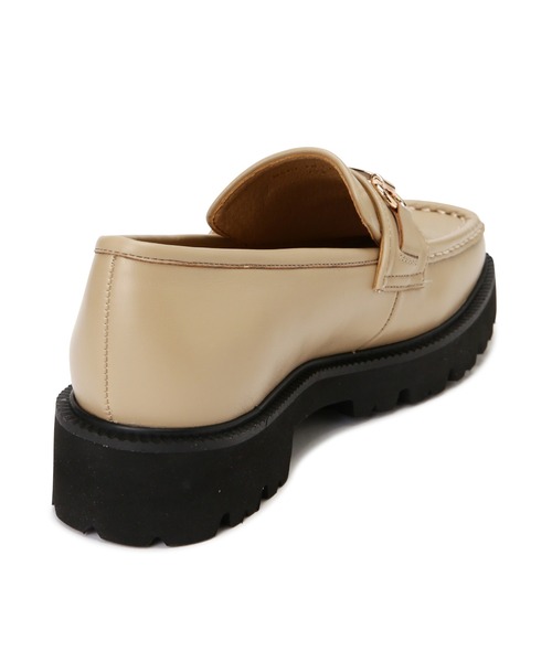 N.（N. Natural Beauty Basic）（エヌエヌナチュラルビューティーベーシック）の「◆トラックソールローファー（ローファー・レディース・ブラック/ベージュ・24.5/23.5）」の14枚目の写真