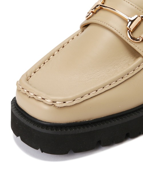 N.（N. Natural Beauty Basic）（エヌエヌナチュラルビューティーベーシック）の「◆トラックソールローファー（ローファー・レディース・ブラック/ベージュ・24.5/23.5）」の15枚目の写真