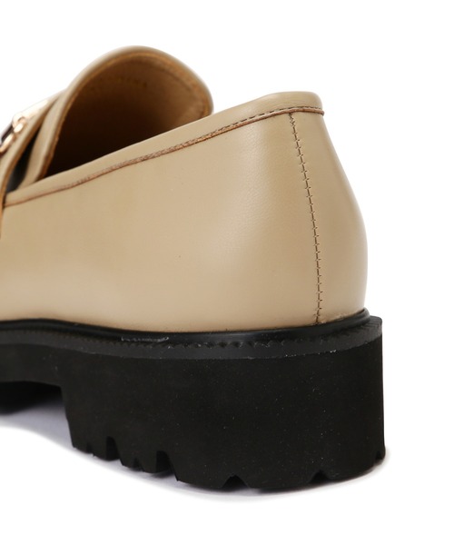 N.（N. Natural Beauty Basic）（エヌエヌナチュラルビューティーベーシック）の「◆トラックソールローファー（ローファー・レディース・ブラック/ベージュ・24.5/23.5）」の17枚目の写真