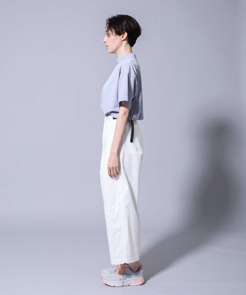 WILD THINGS（ワイルドシングス）の「【WILDTHINGS / ワイルドシングス】 SHELTECH DENIM TUCK WIDE PANTS シェルテックデニムタックワイドパンツ（デニムパンツ・レディース・ブルー系その他/ワンウォッシュ/オフホワイト・S/M）」の13枚目の写真