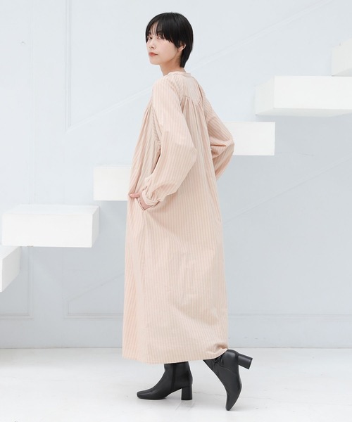 LAKOLE（ラコレ）の「ギャザーボリュームワンピース / 264593（シャツ