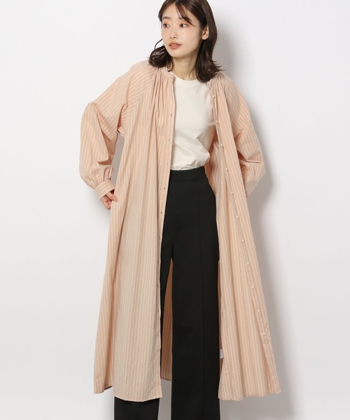 LAKOLE（ラコレ）の「ギャザーボリュームワンピース / 264593（シャツ