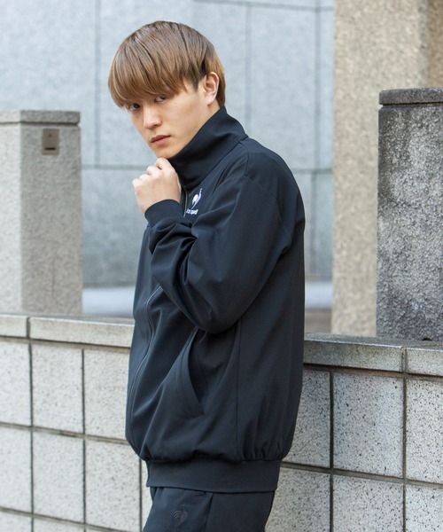 le coq sportif（ルコックスポルティフ）の「ヘランカウォームアップジャケット メンズ ウェア ジャケット ブルゾン トレーニング トレーニングウェア スポーツウェア（ジャージ・メンズ・ブラック/ネイビー・S/M/L/XL）」の6枚目の写真