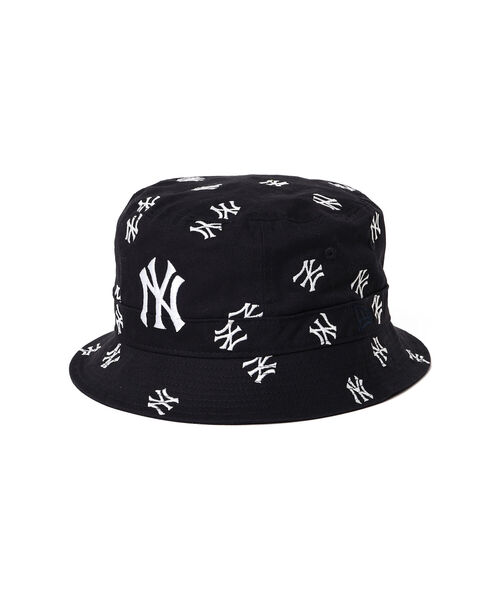 NEW ERA(ニューエラ)の「NEW ERA × BEAMS / 別注 Total Pattern Bucket Hat(ハット・メンズ・ネイビー/ブルー・ONE SIZE)」の9枚目の写真