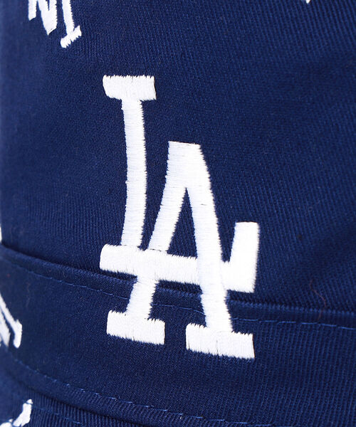 NEW ERA(ニューエラ)の「NEW ERA × BEAMS / 別注 Total Pattern Bucket Hat(ハット・メンズ・ネイビー/ブルー・ONE SIZE)」の5枚目の写真