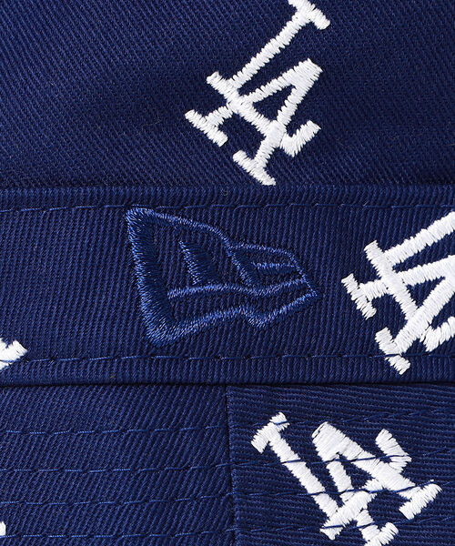 NEW ERA(ニューエラ)の「NEW ERA × BEAMS / 別注 Total Pattern Bucket Hat(ハット・メンズ・ネイビー/ブルー・ONE SIZE)」の4枚目の写真