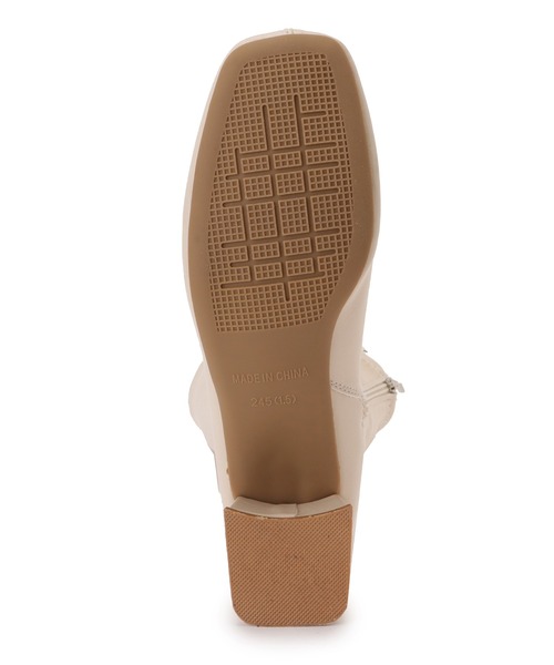 Lace Ladies(レースレディース)の「チャンキーヒールブーツ(ブーツ・レディース・ブラック/ブラウン/アイボリー・23/24/22.5/24.5/23.5/25)」の12枚目の写真