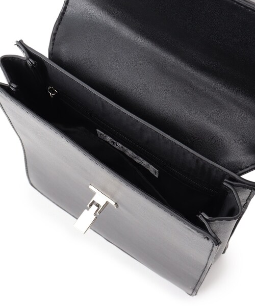 tk.TAKEO KIKUCHI（ティーケータケオキクチ）の「◆シンセティックレザーハンドルバッグ（ハンドバッグ・メンズ・ブラック/ベージュ・00）」の9枚目の写真