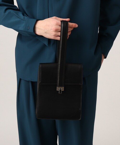 tk.TAKEO KIKUCHI（ティーケータケオキクチ）の「◆シンセティックレザーハンドルバッグ（ハンドバッグ・メンズ・ブラック/ベージュ・00）」の4枚目の写真