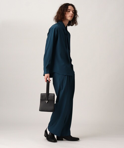 tk.TAKEO KIKUCHI（ティーケータケオキクチ）の「◆シンセティックレザーハンドルバッグ（ハンドバッグ・メンズ・ブラック/ベージュ・00）」の14枚目の写真