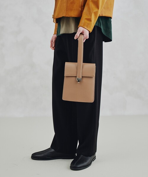 tk.TAKEO KIKUCHI（ティーケータケオキクチ）の「◆シンセティックレザーハンドルバッグ（ハンドバッグ・メンズ・ブラック/ベージュ・00）」の10枚目の写真