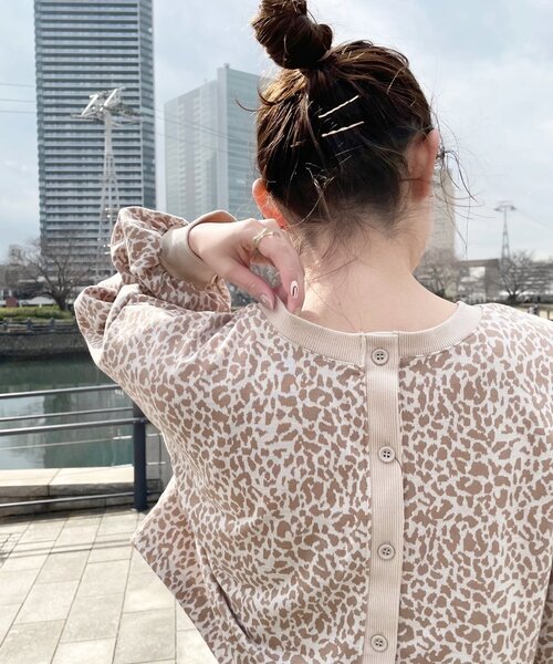 Cutie Blonde（キューティーブロンド）の「◆【S-L】こなれ感。前後2WAYで着れるカーディガン（カーディガン/ボレロ・レディース・ベージュ系その他/ブラック系1/ブルー系1・01/02/03）」の4枚目の写真