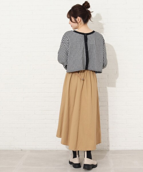 Cutie Blonde（キューティーブロンド）の「◆【S-L】こなれ感。前後2WAYで着れるカーディガン（カーディガン/ボレロ・レディース・ベージュ系その他/ブラック系1/ブルー系1・01/02/03）」の10枚目の写真